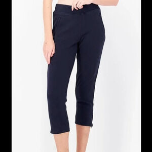 41 Hawthorn Petite Crop Sweatpants Solid Navy
